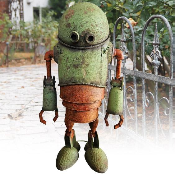 メタルロボソルダッド L 置物 ガーデンオーナメント おしゃれ