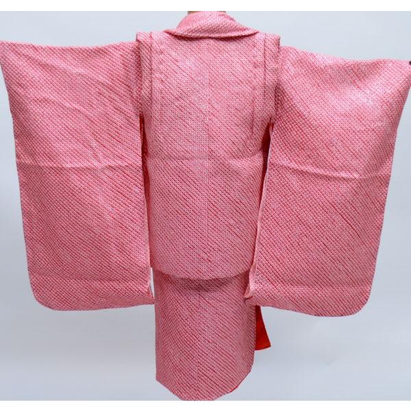 七五三 三歳 女児 被布着物セット 正絹 総絞り 夢想 3歳 3才 三才