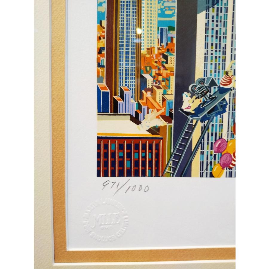 ヒロ・ヤマガタ「4大都市・ニューヨーク」シルクスクリーン 初期時代の