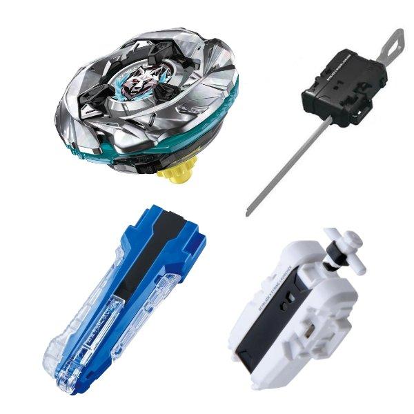 ベイブレード X BEYBLADE UX-08シルバーウルフ3-80FB + BX-28 リング
