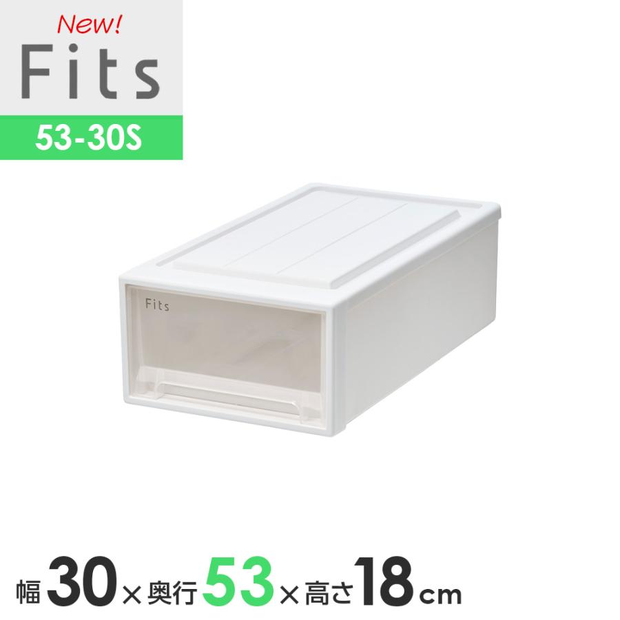Fits 収納ケース フィッツケースクローゼット 幅30×奥行53×高さ18cm