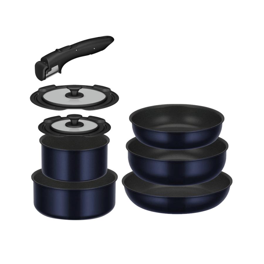 THERMOS（サーモス） ガス火専用 取っ手のとれる フライパンセット 8点