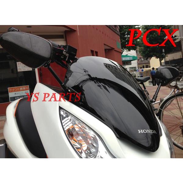 リアルカーボン]特注本物のカーボンミラー楕円/青 ニンジャ250R