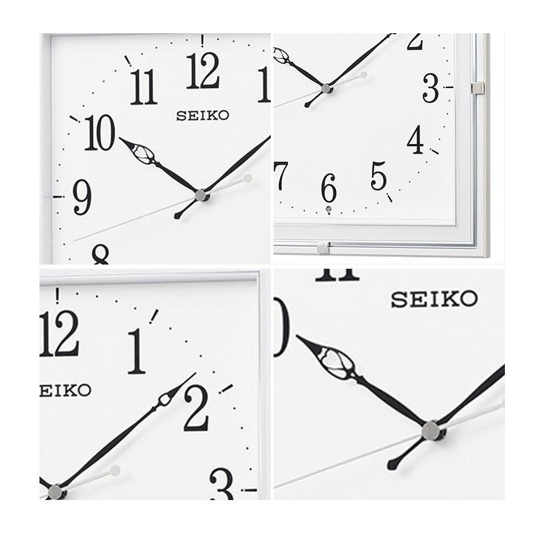 電波時計 セイコー 掛時計 四角 壁掛け時計 掛け時計 電波掛け時計