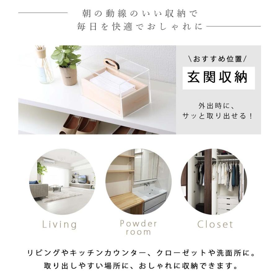 A+ (アクセントプラス) kigumi アクリルマルチケース マスクケース