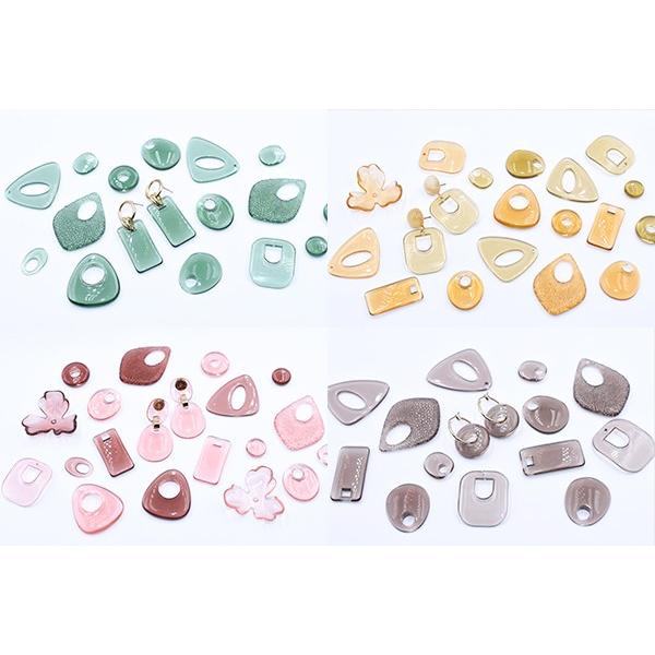 高品質アクリルパーツ 透明 コイン 1穴 14mm【30ヶ】 : ビーズアンド