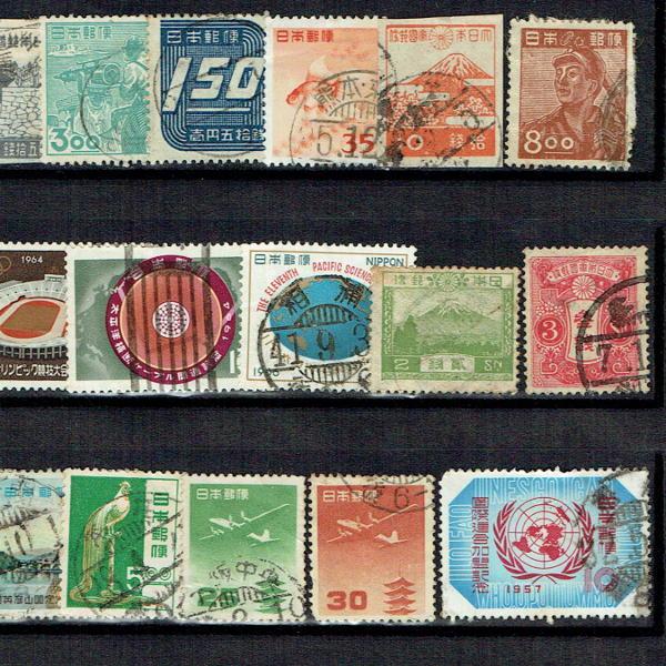 使用済み切手 骨董 古い切手 まとめて50枚 (現品限り・210724