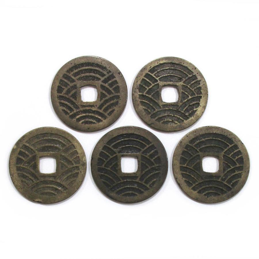 寛永通宝 四文銭 21波 美品 5枚セット : yuuhiflower - 通販 - Yahoo