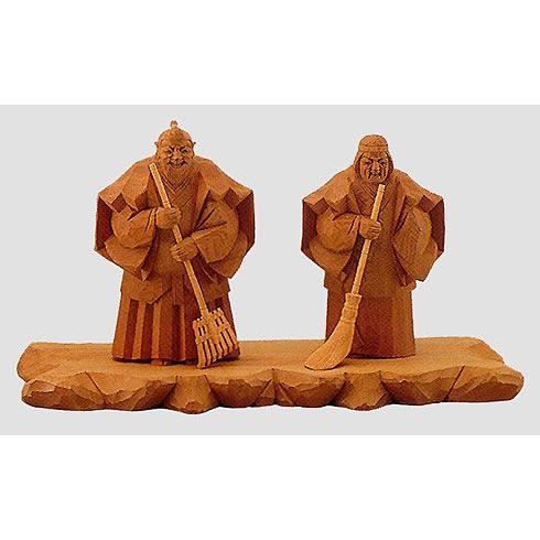 高砂人形 一位一刀彫 北出広之作 8寸（約24cm）（台付） : 結納屋