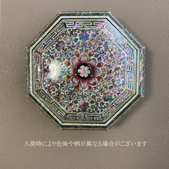 韓国漆螺鈿八角小物入れ菓子器 蝶 : チマチョゴリと韓国雑貨の専門店夢