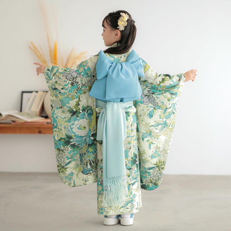 七五三 7歳着物 レンタル フルセット 式部クラシック ブランド着物 薄