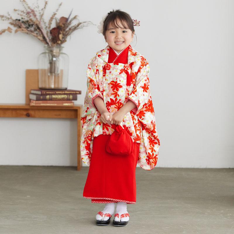 七五三 着物レンタル 3歳 753 はいばら ブランド着物 女の子 フル