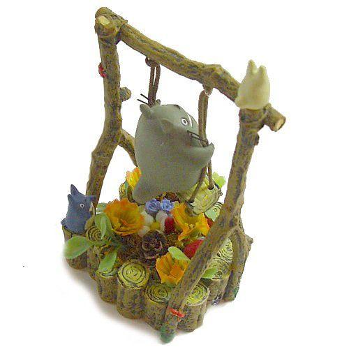 ジブリ グッズ となりのトトロフィギュア 雑木林の遊園地 トトロ丸太