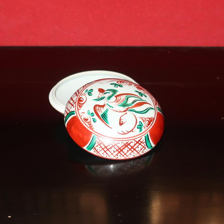 茶道具 香合 九谷焼 赤呉須 錦生作 : ZAZU&CO. - 通販 - Yahoo