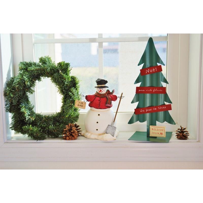 クリスマス雑貨 スノーマン USA レア物 ドール フィギア シャベル