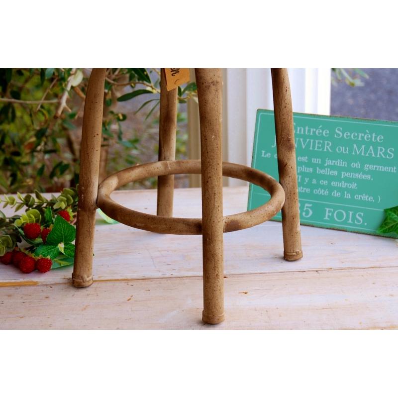 ガーデニング雑貨 スツール アイアン 丈夫 丸型 イス フラワースタンド