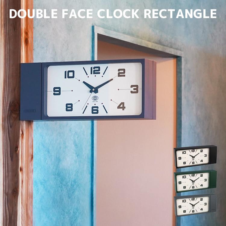 DULTON（ダルトン） 両面時計 ダブルフェイスクロック 壁掛け時計
