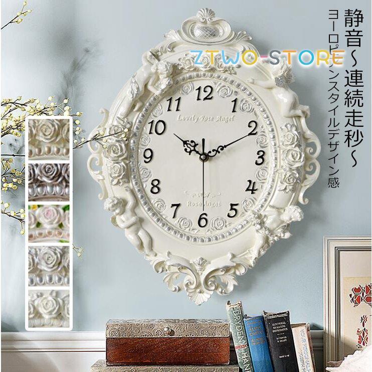 姫系時計 clock クロック 祝い 引越し プレゼント 音がなし 掛け