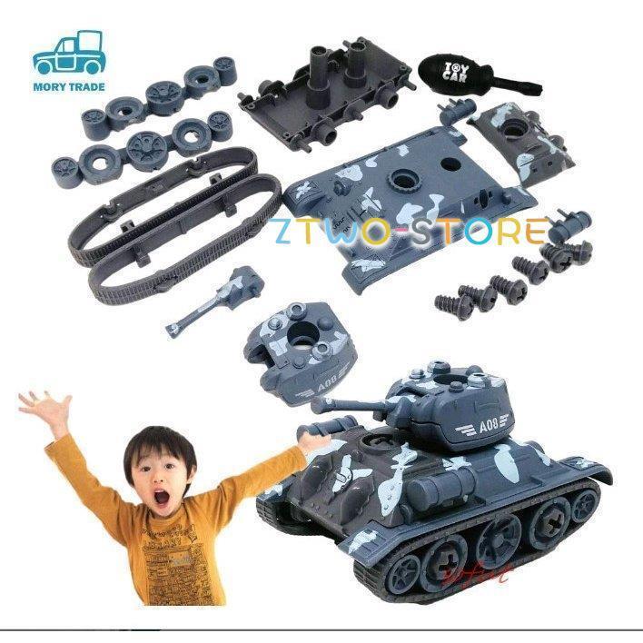 組み立て 男の子 車のおもちゃ DIY 工具 知育 (ミリタリー4台セット