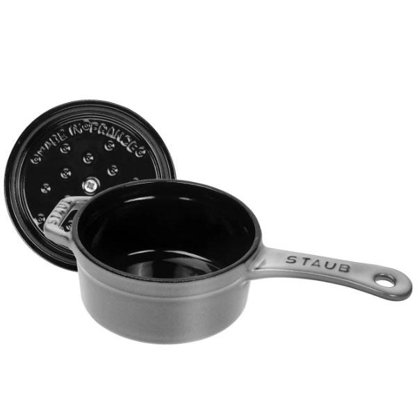 Staub（ストウブ） 鍋 10cm スモールソースパン グレー | : ZWILLING