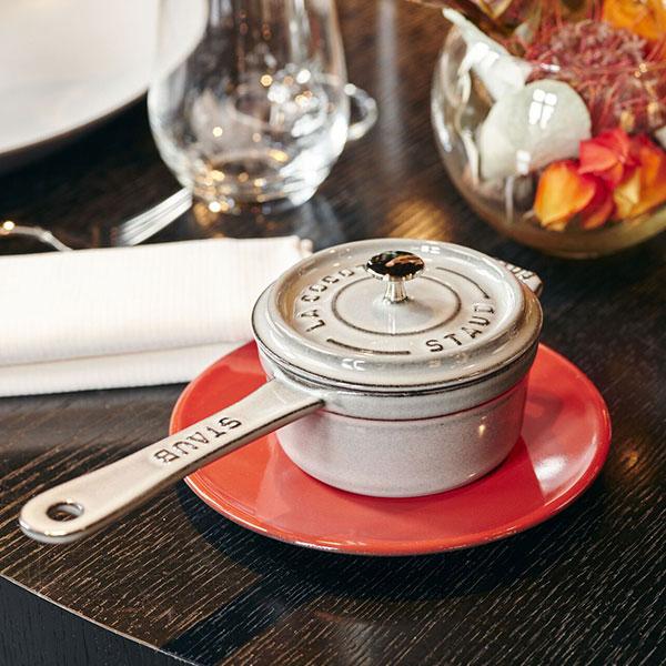 Staub（ストウブ） 鍋 10cm スモールソースパン グレー | : ZWILLING