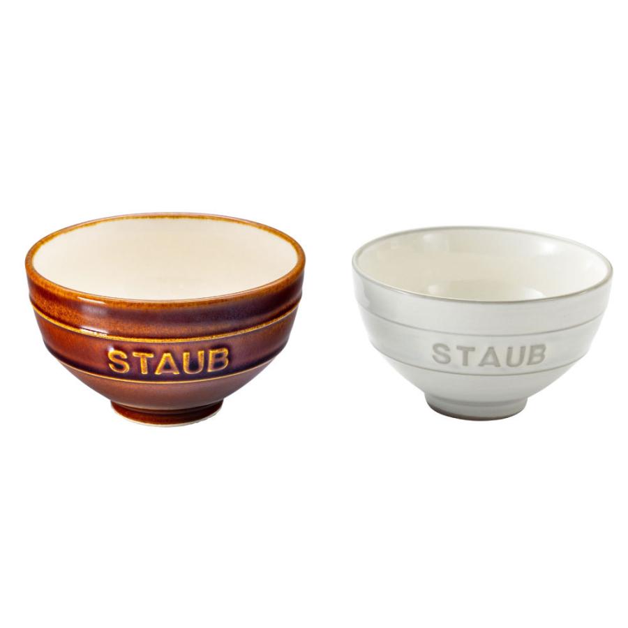 Staub（ストウブ） Le Chawan（ルチャワン）Meoto KOHIKI M/ 栗 L