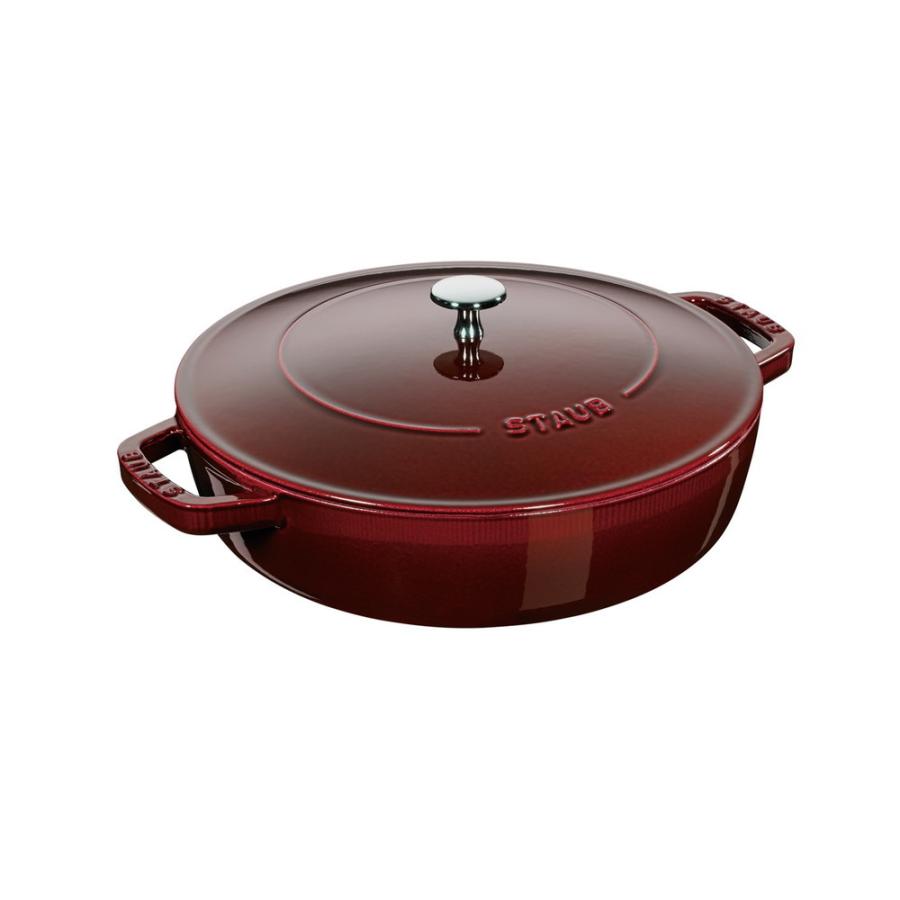 Staub（ストウブ） ブレイザー ソテーパン 24cm グレナディンレッド