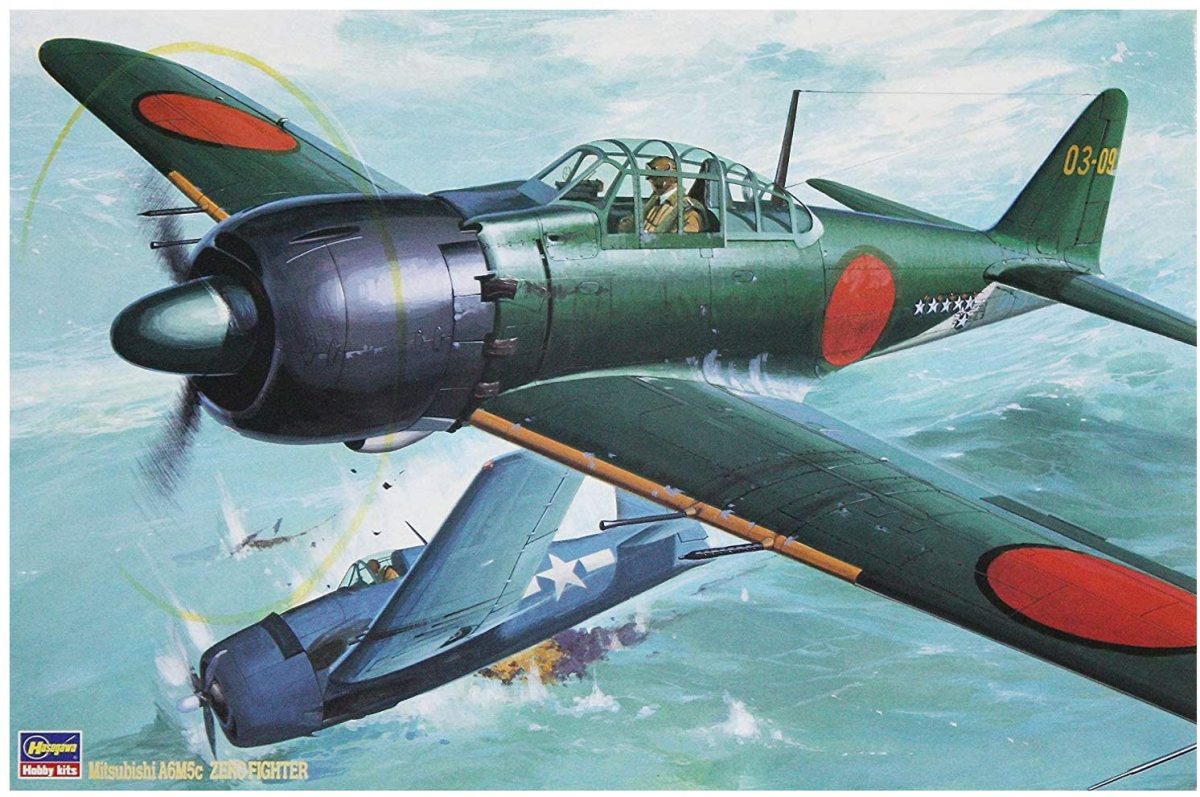 ハセガワ 三菱 A6M5c 零式 艦上戦闘機 52型 丙（1/32スケール ST帯 ST4