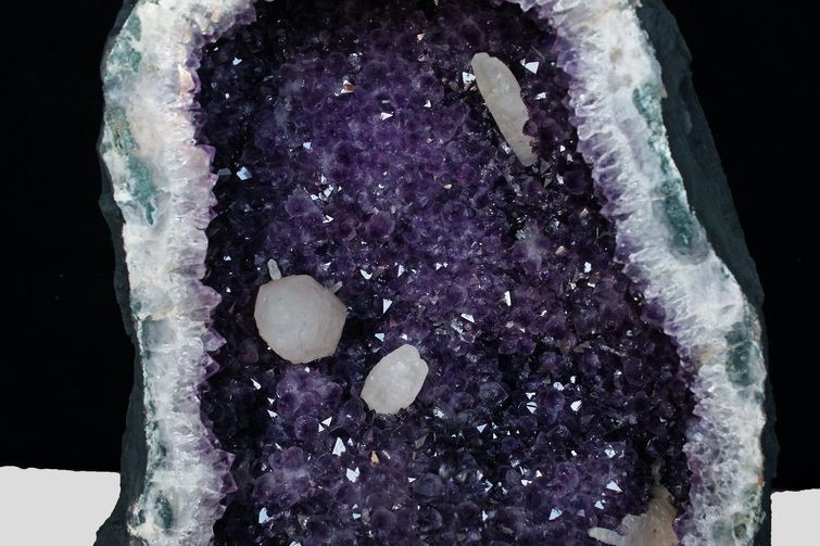 76.3Kg ブラジル産 ファントムカルサイトアメジストドーム同梱不可