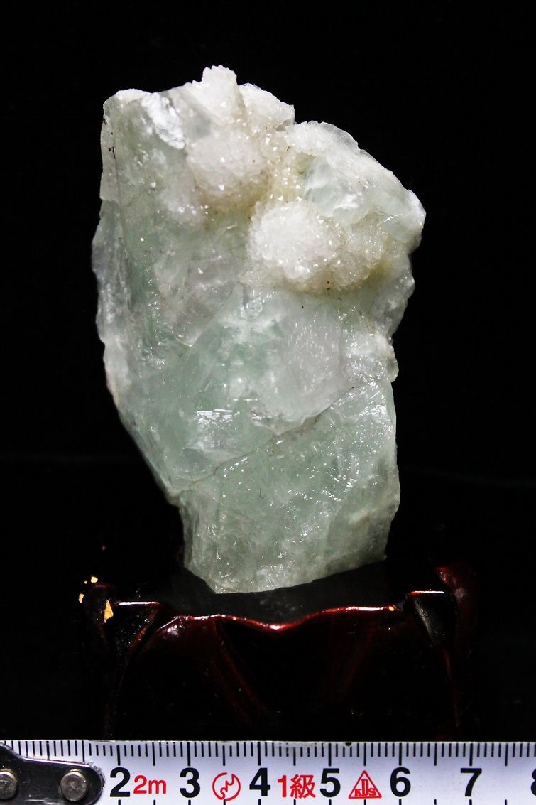 フローライト共生水晶カルサイト 原石[T768-214]