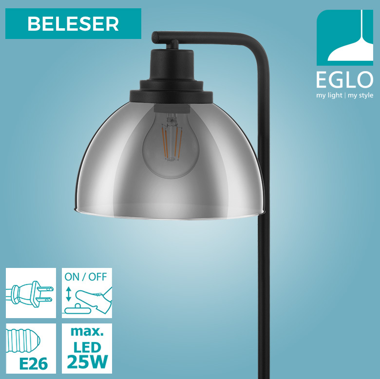 LEDフロアランプ EGLO BELESER 204269J スタンド照明 間接照明