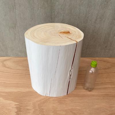 檜 丸太 椅子 スツール フリル No.1175丸太 ヒノキ（スツール）｜椅子