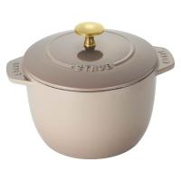 LOHACO - ストウブ Staub ラ ココット de GOHAN L リネン ブラスノブ