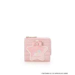 三つ折り財布 コンパクト財布 キキ＆ララ リトルツインスターズ 本革