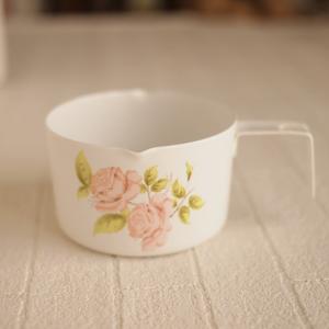 イマン ダイアナローズ 両口片手鍋 ホーロー ミルクパン アンティーク