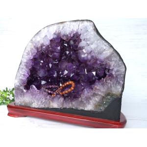 店頭展示中 メノウ共生 アメジスト ドーム アメジストカペーラ 高さ