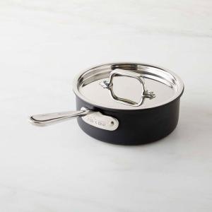 オールクラッド ステンレス片手鍋 約1.4リットル 蓋付深底鍋 All-Clad