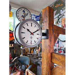 DULTON ダブルフェイスクロック Sサイズ S624-659 S624-659BK 送料無料