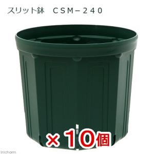 スリット鉢 カネヤ産業 ロングタイプ CSM−240L モスグリーン