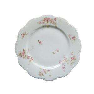 リモージュ アビランド プレート ピンクローズ D ディナー皿
