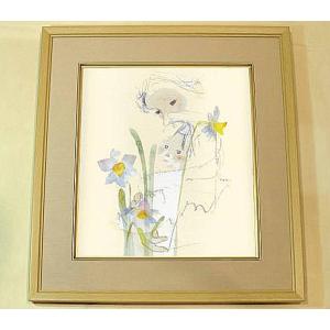 いわさきちひろ 絵画 母の日 アートポスター 送料無料 【複製