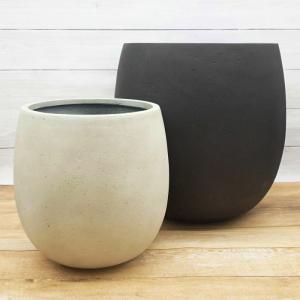 プランター おしゃれ 軽い テラニアスバルーンM 42cm 14号 FRP 軽量 底