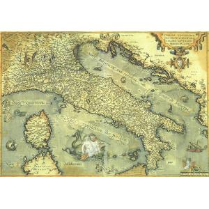 ポスター 古地図 イタリア I.F.I 50×70 MAPPA ITALIA CR001 縦長