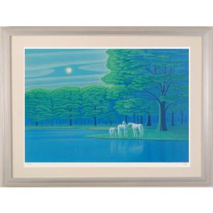 鈴木英人【ポルシェ356スピードスター2】限定100部／EMグラフ／版画