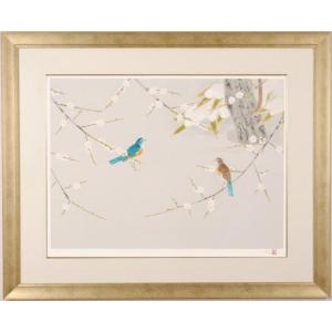 上村松園 「 序の舞 」監修・解説：上村淳之 多色刷り美術印刷 シルク