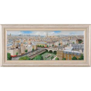 百合 絵画 花 油絵 油彩画 小室浩 「箱根百合」 額付き : アート