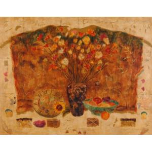 寺内萬治郎 「裸婦」 パステル 10号 真作保証 東京美術倶楽部鑑定