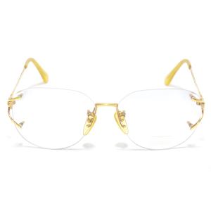 N-651 1/20 12KGF K-18D 【金張り眼鏡フレーム 飾り部分18金使用 日本