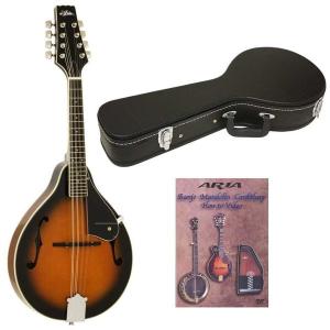 Aria AM-20E (ピックアップ付き) BS (Brown Sunburs) マンドリン