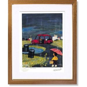 絵画 谷内六郎 （たにうちろくろう）・紙ふうせん 版画 インテリア